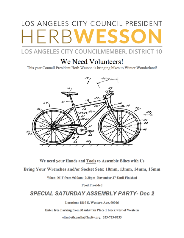 Volunteers Needed Nov 27 – Dec 2nd!