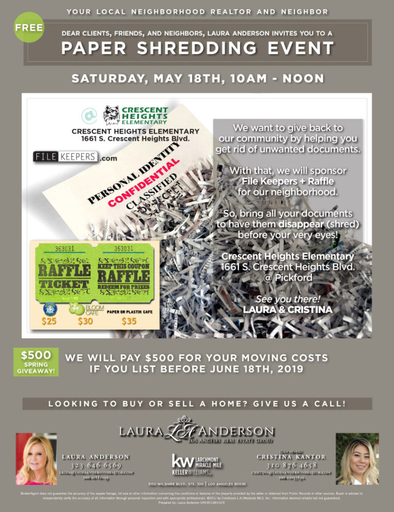 Paper Shredding Event May 18th 2019 Faircrest Heights News