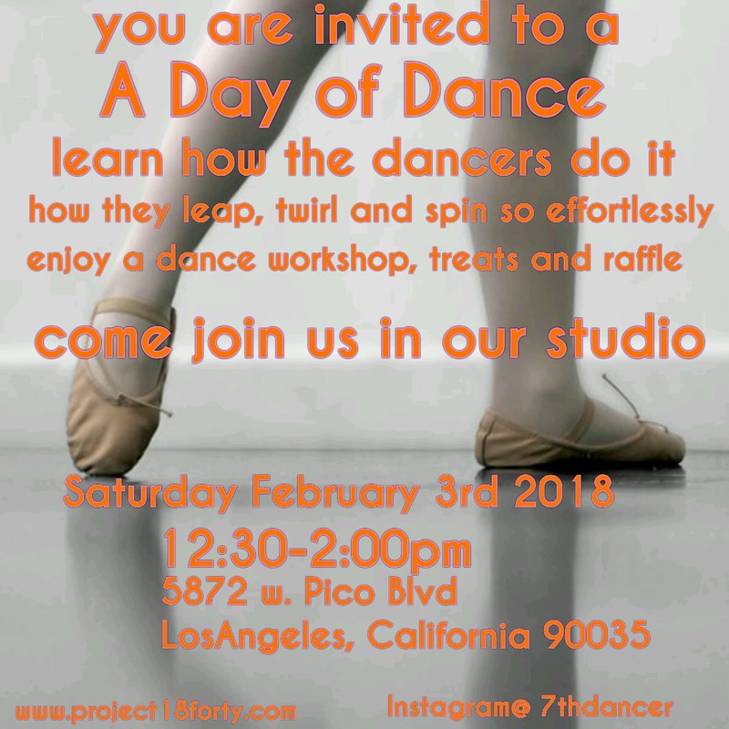 Dance Workshop, February 3rd
