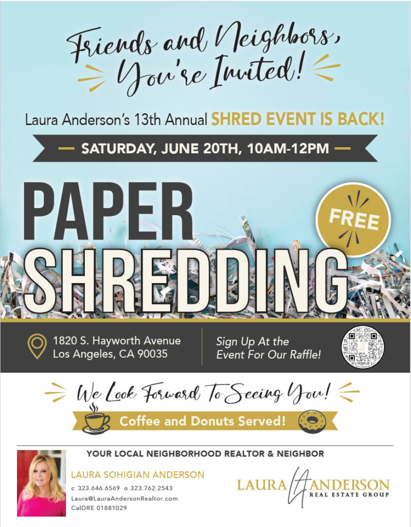 Paper Shredding Event June 20th 2026
